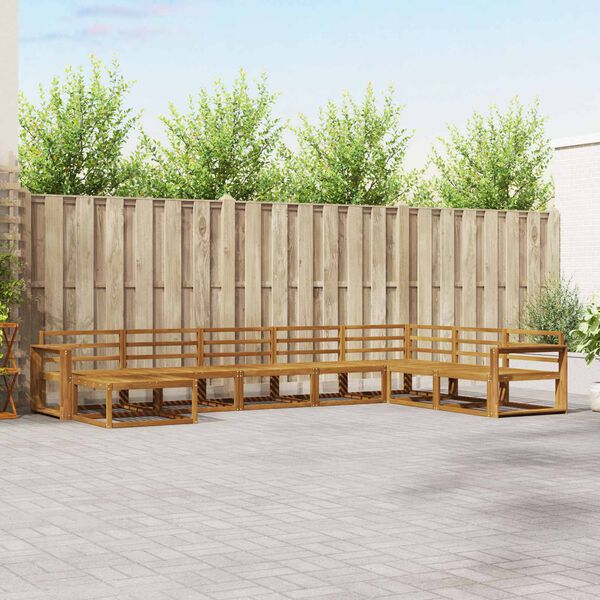 vidaXL &Sigma;&epsilon;&iota;&rho;ά &Kappa;&alpha;&nu;&alpha;&pi;έ &Epsilon;&xi;&omega;&tau;&epsilon;&rho;&iota;&kappa;&omicron;ύ 8 pcs &Phi;&upsilon;&sigma;&iota;&kappa;ό &Sigma;&tau;&epsilon;&rho;&epsilon;ό &Xi;ύ&lambda;&omicron; &Alpha;&kappa;&alpha;&kappa;ί&alpha;&sigmaf;