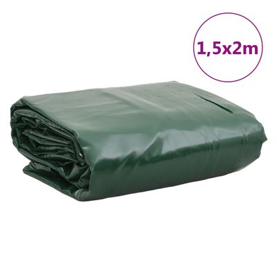 vidaXL Μουσαμάς Πράσινος 1,5 x 2 μ. 650 γρ./μ²