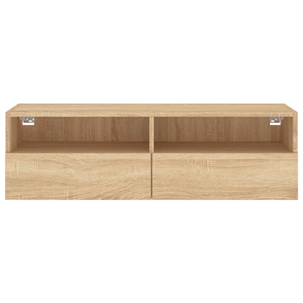 vidaXL Έπιπλο Τοίχου Τηλεόρασης Sonoma Δρυς 100x30x30 εκ. Επεξ. Ξύλο