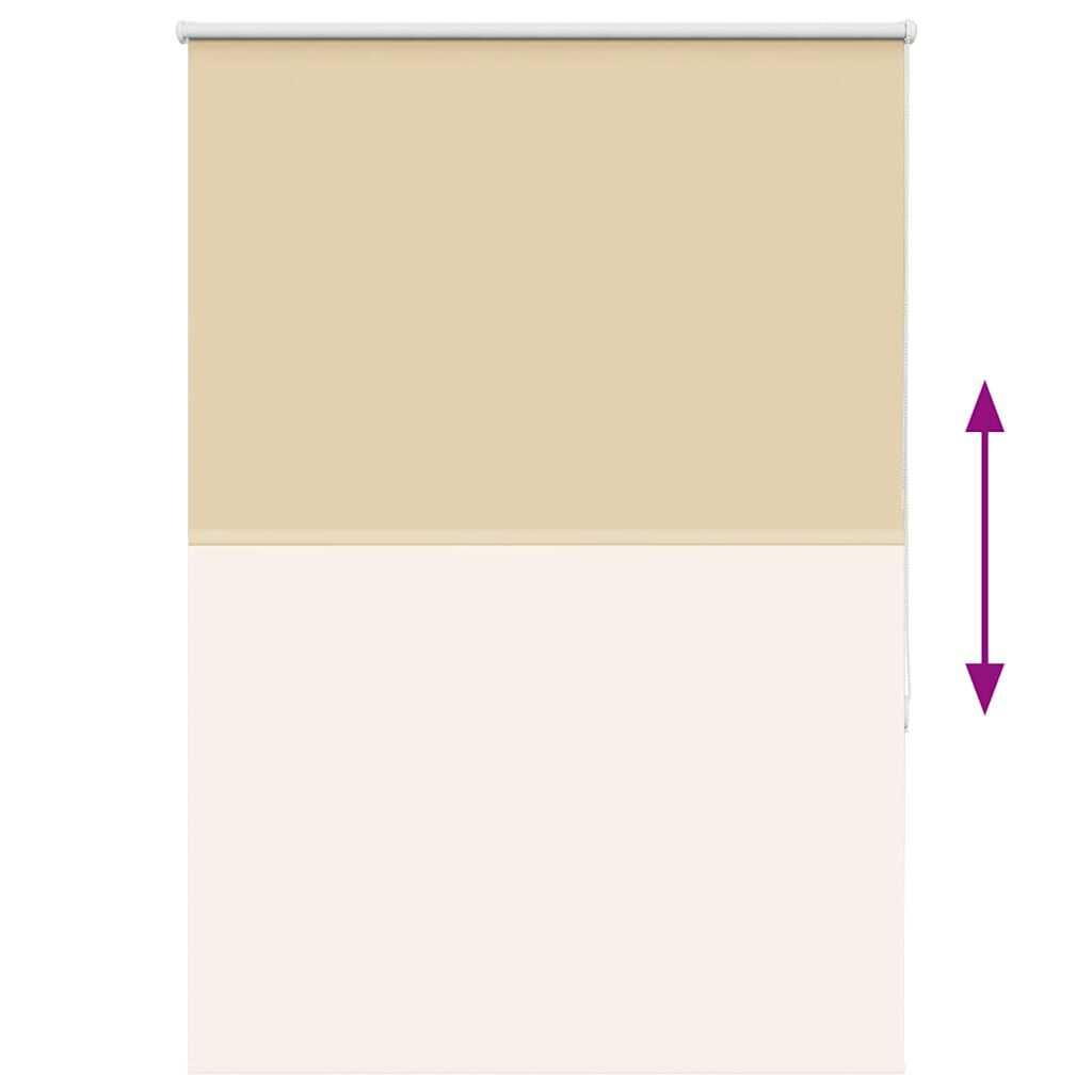 vidaXL Ρολέρ Μπλακάουτ Μπεζ 90x175 cm Πλάτος υφάσματος 85,7 cm