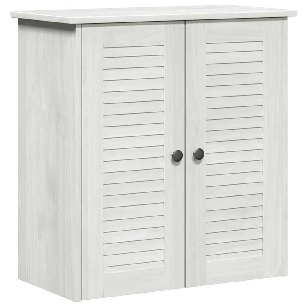 vidaXL Σετ Επίπλων Μπάνιου με ράφι 2 pcs Καφέ 67.5 x 34 x 80 εκ.