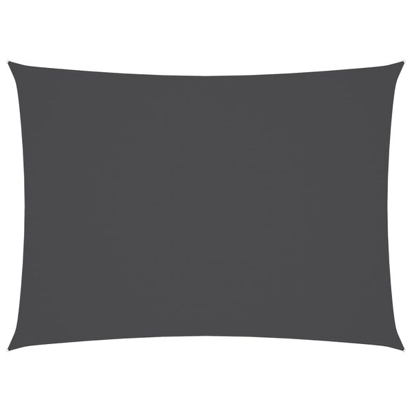 vidaXL Πανί Σκίασης Ορθογώνιο Ανθρακί 3 x 4,5 μ. από Ύφασμα Oxford