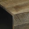 vidaXL Τραπεζάκι σαλονιού ανοιχτό γκρι 80x50x40 cm μασίφ ξύλο Mango
