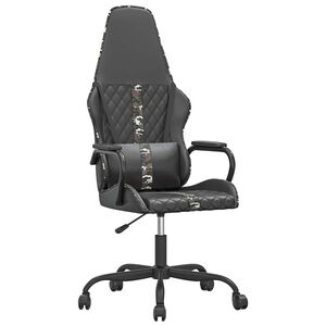 vidaXL &Kappa;&alpha;&rho;έ&kappa;&lambda;&alpha; Gaming &Mu;&alpha;ύ&rho;&omicron;/&Pi;&alpha;&rho;&alpha;&lambda;&lambda;&alpha;&gamma;ή &alpha;&pi;ό &Sigma;&upsilon;&nu;&theta;&epsilon;&tau;&iota;&kappa;ό &Delta;έ&rho;&mu;&alpha;