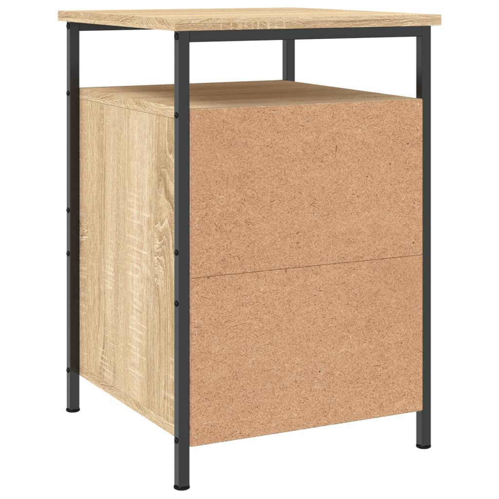 vidaXL Κομοδίνα 2 τεμ. Sonoma Δρυς 40x42x60 εκ. από Επεξεργασμένο Ξύλο