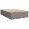 vidaXL &Kappa;&rho;&epsilon;&beta;ά&tau;&iota; Boxspring &mu;&epsilon; &Sigma;&tau;&rho;ώ&mu;&alpha; Taupe 140x190 &epsilon;&kappa;. &Upsilon;&phi;&alpha;&sigma;&mu;ά&tau;&iota;&nu;&omicron;