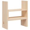 vidaXL Βάση Οθόνης (39-72) x 17 x 43 εκ. από Μασίφ Ξύλο Πεύκου