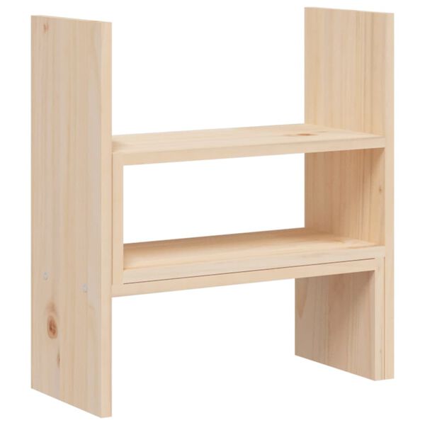 vidaXL Βάση Οθόνης (39-72) x 17 x 43 εκ. από Μασίφ Ξύλο Πεύκου