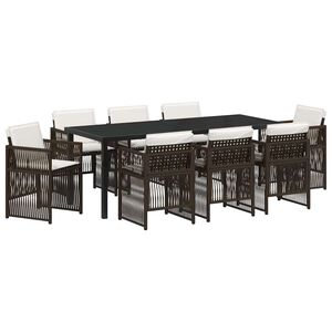 vidaXL &Sigma;έ&tau; &phi;&alpha;&gamma;&eta;&tau;&omicron;ύ &gamma;&iota;&alpha; &kappa;ή&pi;&omicron; 9 pcs &Kappa;&alpha;&phi;έ &Chi;ά&lambda;&upsilon;&beta;&alpha;&sigmaf; &mu;&epsilon; &epsilon;&pi;ί&sigma;&tau;&rho;&omega;&sigma;&eta; &pi;&omicron;ύ&delta;&rho;&alpha;&sigmaf;