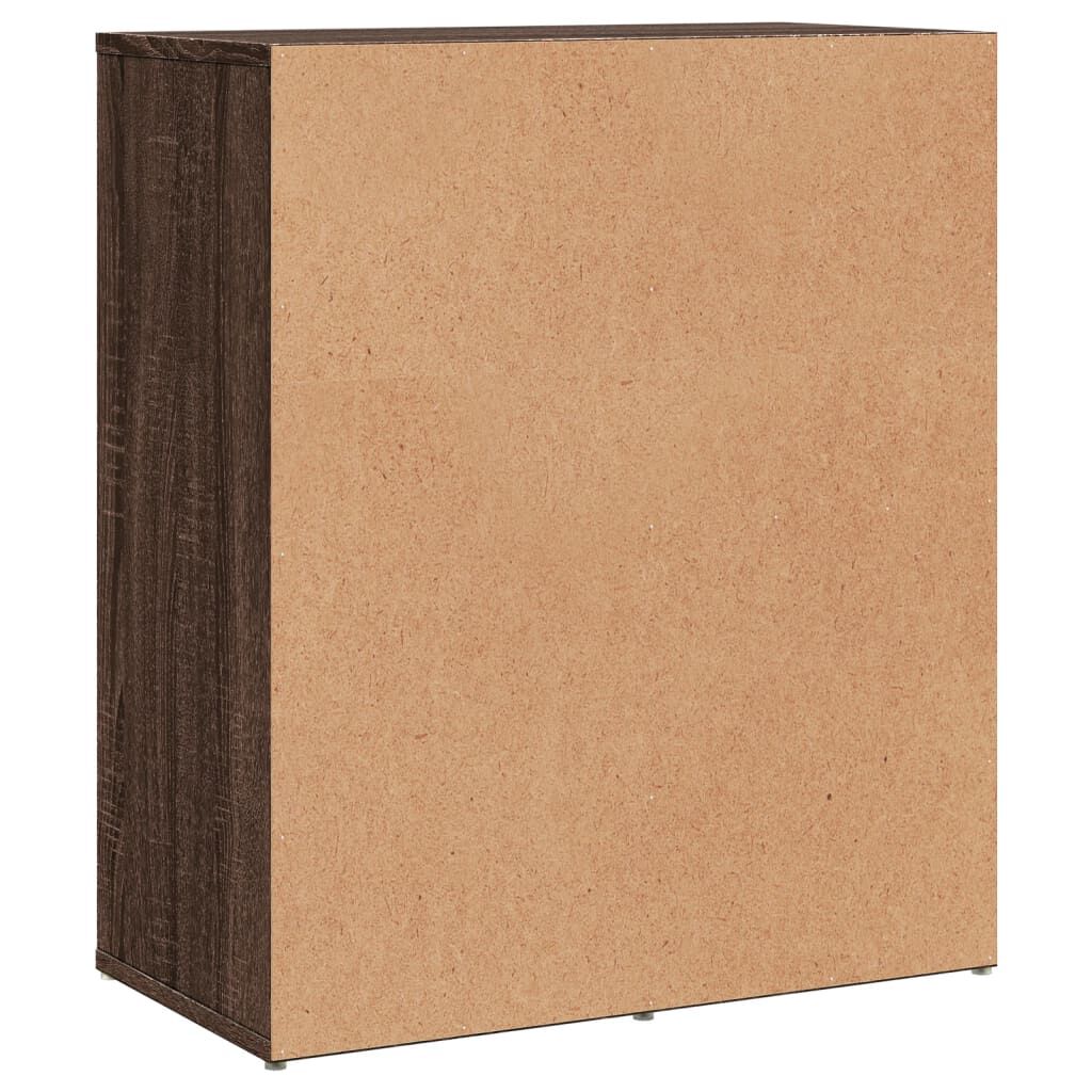 vidaXL Βοηθητικά Ντουλάπια 2 τεμ. Καφέ Δρυς 60x31x70εκ. Επεξεργ. Ξύλο