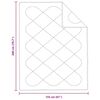 vidaXL Set Παπλώματος Χειμώνα 2 pcs Λευκό 155 x 200 εκ. Μικροΐνες