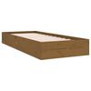 vidaXL Πλαίσιο Κρεβατιού Μελί 75x190 εκ. Ξύλο Πεύκου Small Single