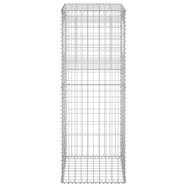 vidaXL Συρματοκιβώτιο Στύλος 50 x 50 x 140 εκ. Σιδερένιο