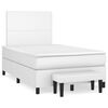 vidaXL &Kappa;&rho;&epsilon;&beta;ά&tau;&iota; Boxspring &mu;&epsilon; &Sigma;&tau;&rho;ώ&mu;&alpha; &Lambda;&epsilon;&upsilon;&kappa;ό 120x190&epsilon;&kappa;.&alpha;&pi;ό &Sigma;&upsilon;&nu;&theta;&epsilon;&tau;&iota;&kappa;ό &Delta;έ&rho;&mu;&alpha;