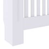 vidaXL Κάλυμμα Καλοριφέρ 2 pcs Λευκό 78x19x81.5εκ Μηχανικά ξύλο
