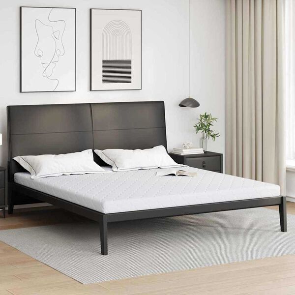 vidaXL Στρώμα Λευκό 200 x 200 cm Pěna