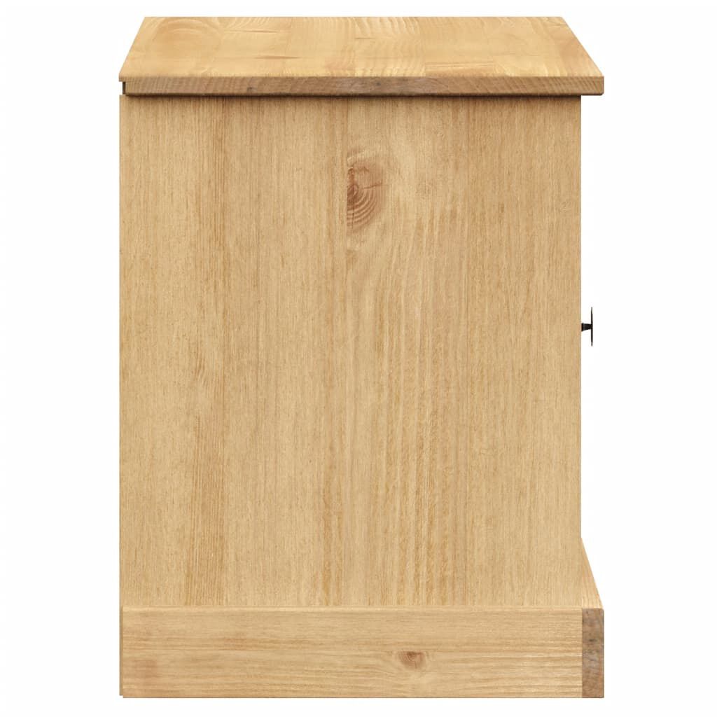 vidaXL Παπουτσοθήκη VIGO 106 x 35 x 45 εκ. από Μασίφ Ξύλο Πεύκου