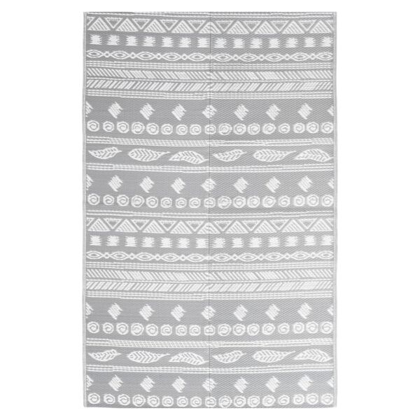 vidaXL Χαλί εξωτερικού χώρου ARAKIL Γκρι 160x230 cm PP