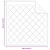 vidaXL Πάπλωμα με μαξιλάρι 3 pcs Λευκό Μικροΐνες