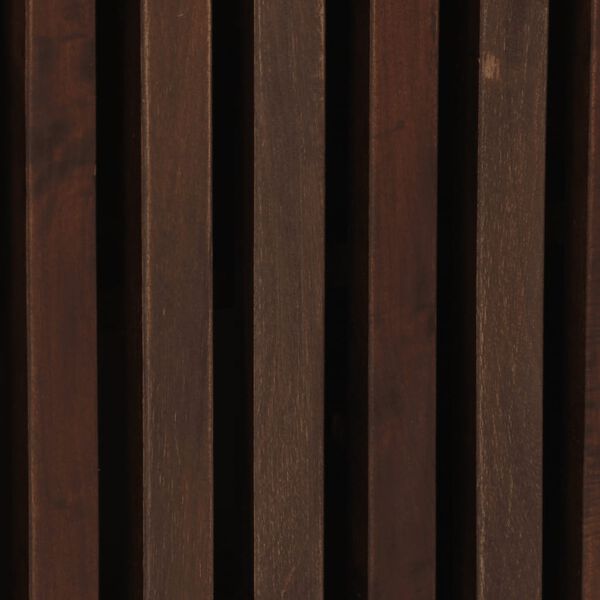 vidaXL Ντουλάπι Μπάνιου Επιτοίχιο Καφέ 38x34x48 εκ. Μασίφ Ξύλο Μάνγκο