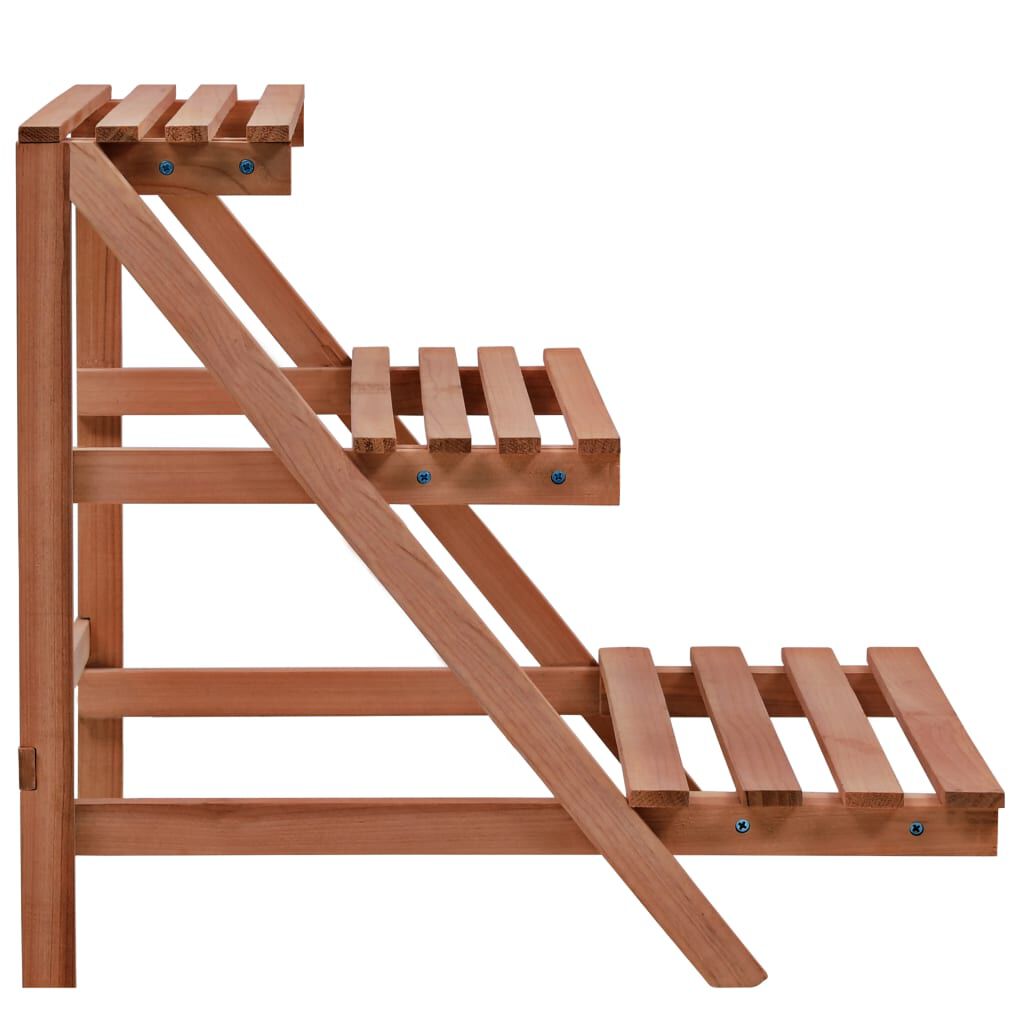 vidaXL Ραφιέρα Φυτών Τριώροφη 48 x 45 x 40 εκ. από Ξύλο Κέδρου