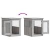 vidaXL Κλουβί Σκύλου Γκρι Sonoma 45x62x59 εκ. από Επεξεργ. Ξύλο