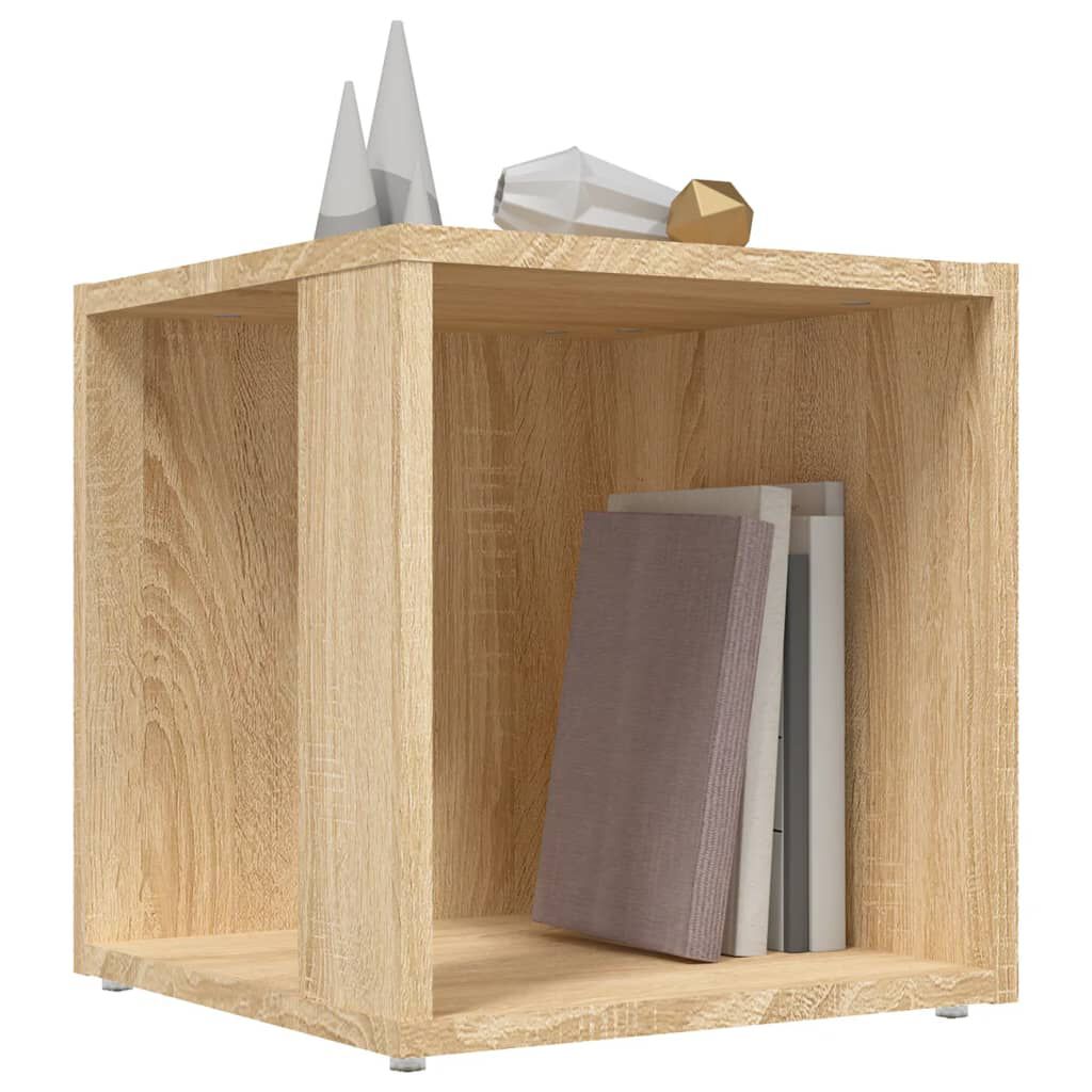 vidaXL Τραπέζι Βοηθητικό Sonoma Δρυς 33 x 33 x 34,5 εκ από Επεξ. Ξύλο