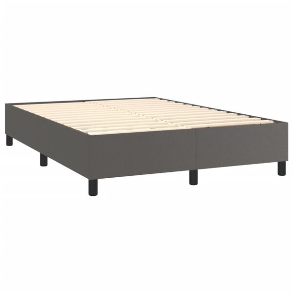 vidaXL &Kappa;&rho;&epsilon;&beta;ά&tau;&iota; Boxspring &mu;&epsilon; &Sigma;&tau;&rho;ώ&mu;&alpha; &Gamma;&kappa;&rho;&iota; 140x200&epsilon;&kappa;. &alpha;&pi;ό &Sigma;&upsilon;&nu;&theta;&epsilon;&tau;&iota;&kappa;ό &Delta;έ&rho;&mu;&alpha;