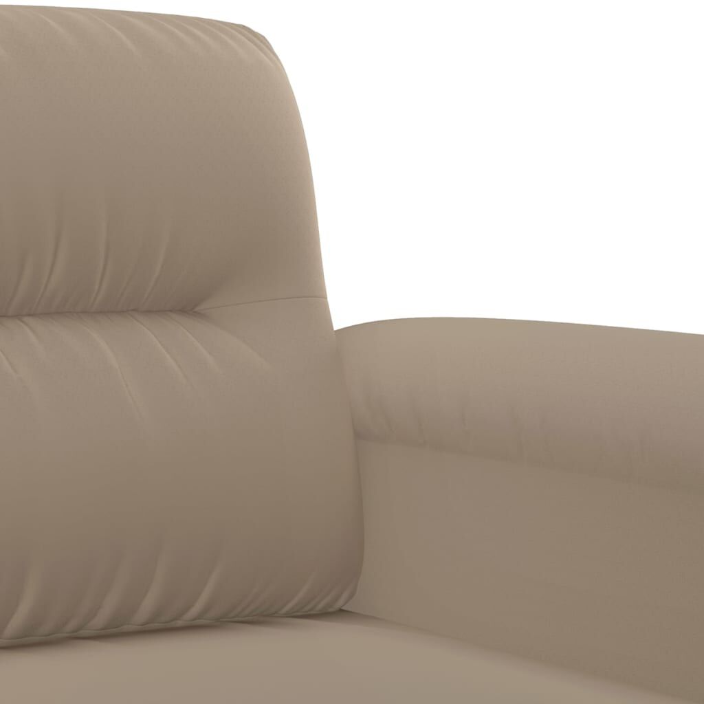 vidaXL Πολυθρόνα Taupe 60 εκ. από Ύφασμα Μικροϊνών