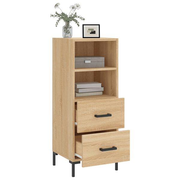 vidaXL Ντουλάπι Sonoma Δρυς 34,5x34x90 εκ. από Επεξεργασμένο Ξύλο