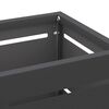vidaXL Σχέδιο & βάση αποθήκευσης Μαύρο 15.5 x 15.5 x 49 εκ Μέταλλο