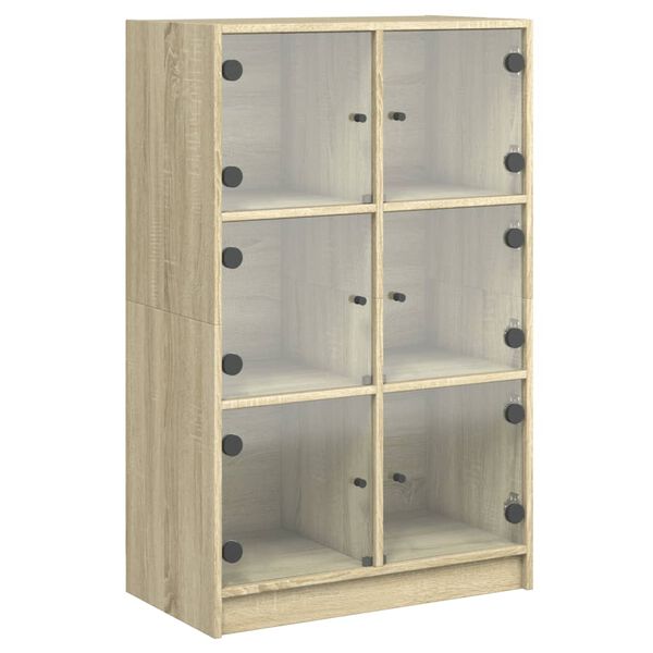 vidaXL Ντουλάπι με Πόρτες 68x37x109 εκ. από Επεξεργασμένο Ξύλο