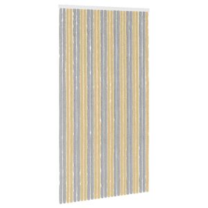 vidaXL &Kappa;&omicron;&upsilon;&rho;&tau;ί&nu;&alpha; &epsilon;&nu;&tau;ό&mu;&omega;&nu; Chenille &Gamma;&kappa;&rho;&iota; &kappa;&alpha;&iota; &Mu;&pi;&epsilon;&zeta; 118 x 220 cm 100% PP
