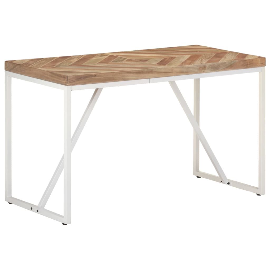 vidaXL Τραπεζαρία 120 x 60 x 76 εκ. από Μασίφ Ξύλο Ακακίας/Ξύλο Μάνγκο