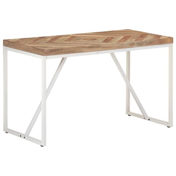 vidaXL Τραπεζαρία 120 x 60 x 76 εκ. από Μασίφ Ξύλο Ακακίας/Ξύλο Μάνγκο