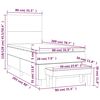 vidaXL &Kappa;&rho;&epsilon;&beta;ά&tau;&iota; Boxspring &mu;&epsilon; &Sigma;&tau;&rho;ώ&mu;&alpha; &Sigma;&kappa;&omicron;ύ&rho;&omicron; &Mu;&pi;&lambda;&epsilon; 80 x 200 &epsilon;&kappa;. &Beta;&epsilon;&lambda;&omicron;ύ&delta;&iota;&nu;&omicron;