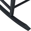 vidaXL Κουνιστή καρέκλα Μαύρο 65 x 84 x 114 εκ Πολυαιθυλένιο