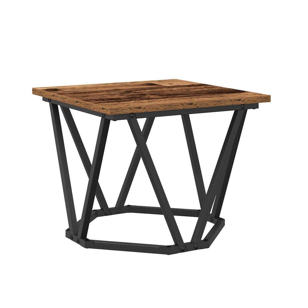 vidaXL Τραπεζάκι σαλονιού 3 pcs Παλαιό ξύλο 50 x 50 x 40 cm