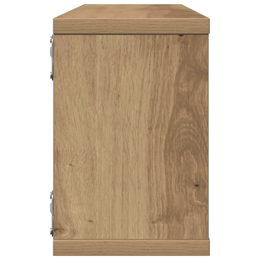 vidaXL Ράφια κύβων τοίχου 4 τεμάχια Artisan Oak Κατασκευασμένο ξύλο