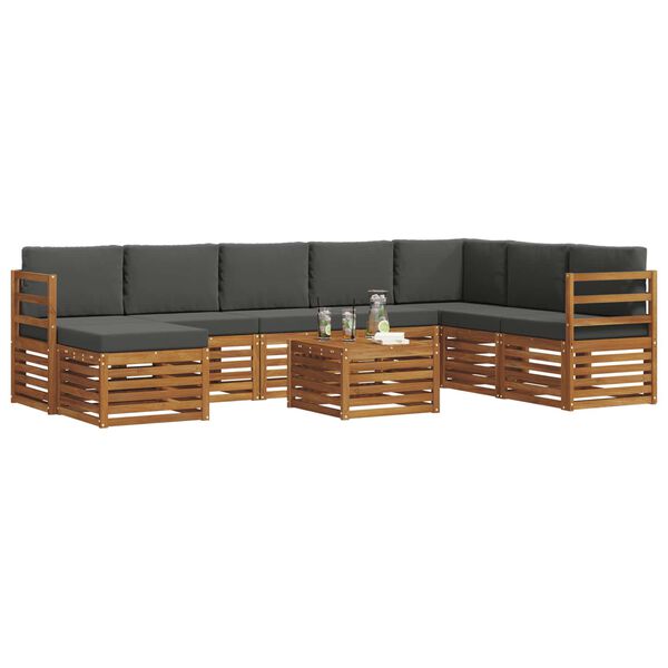 vidaXL &Sigma;&epsilon;&tau; &Kappa;&alpha;&nu;&alpha;&pi;έ 9 pcs &Phi;&upsilon;&sigma;&iota;&kappa;ό &kappa;&alpha;&iota; &Alpha;&nu;&theta;&rho;&alpha;&kappa;ί &Sigma;&tau;&epsilon;&rho;&epsilon;ό &Xi;ύ&lambda;&omicron; &Alpha;&kappa;&alpha;&kappa;ί&alpha;&sigmaf;