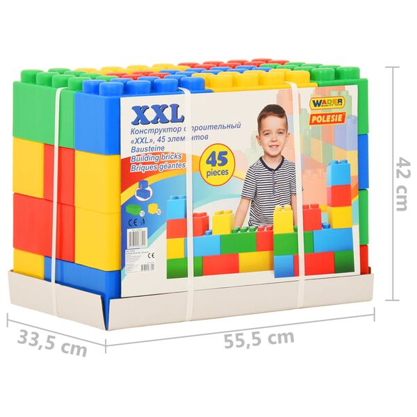 Polesie Wader Τουβλάκια XXL 45 Τεμαχίων