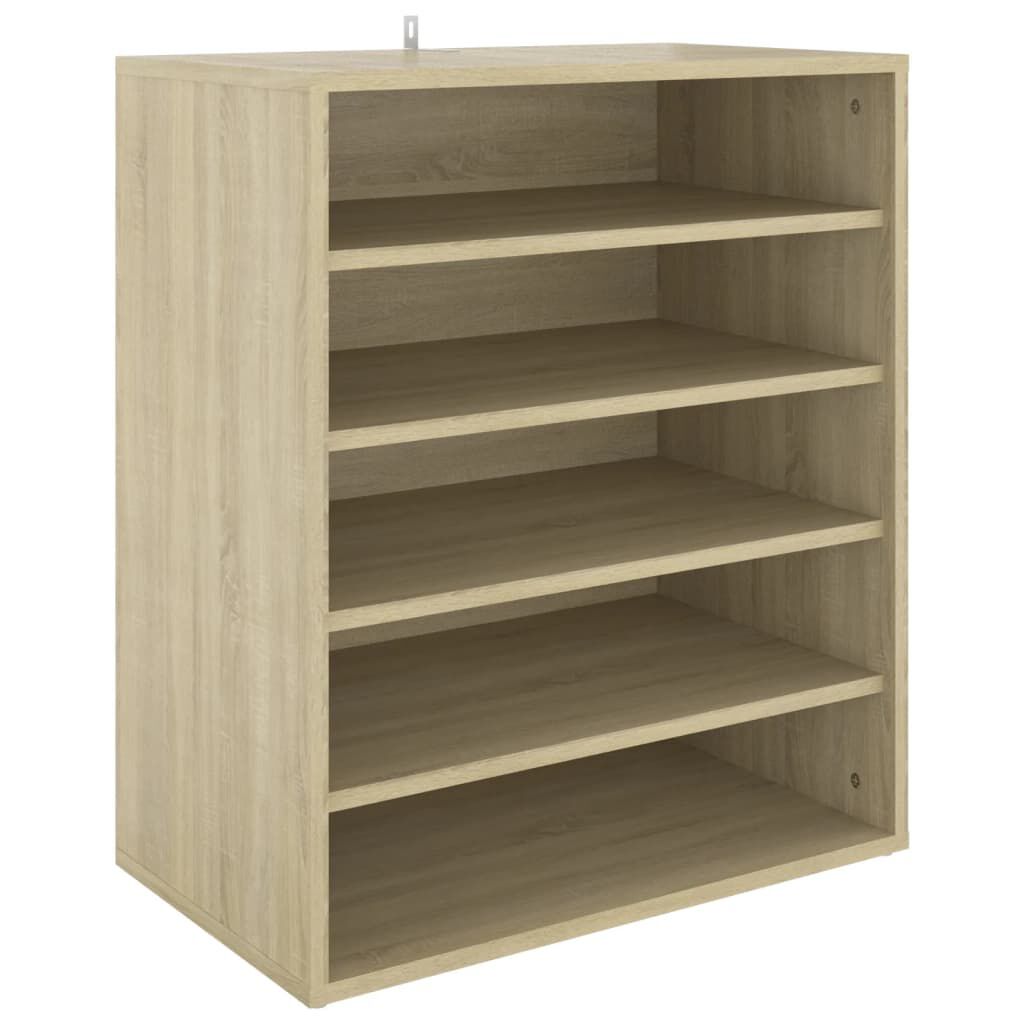 vidaXL Παπουτσοθήκη Sonoma Δρυς 60 x 35 x 70 εκ. από Επεξ. Ξύλο