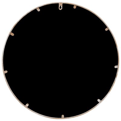 vidaXL Καθρέφτης για Εσ. Χώρους Στρογγυλός Χρώμα Άμμου 60x2,5εκ Σίδερο