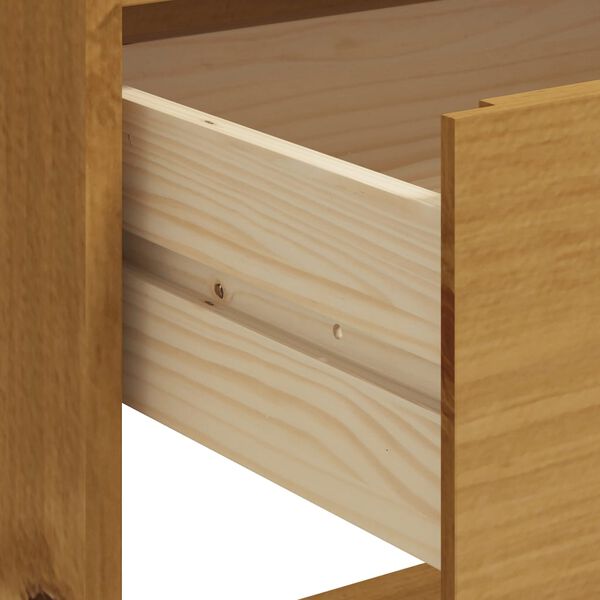 vidaXL Τραπέζι Μπαρ FLAM 92 x 45 x 110 εκ. από Μασίφ Ξύλο Πεύκου