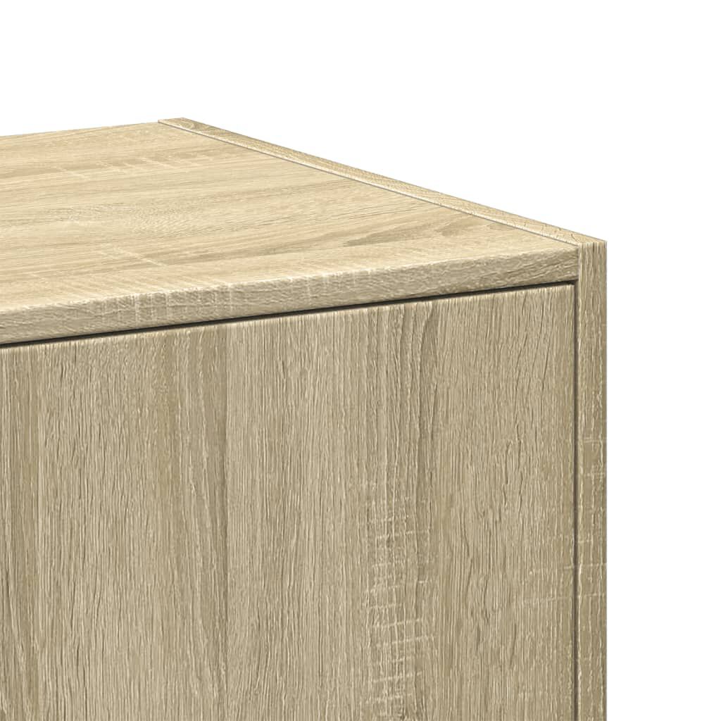 vidaXL Συρταριέρα Γενικής Χρήσης Sonoma Δρυς 30x41x174,5εκ Επεξ. Ξύλο