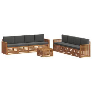 vidaXL &Sigma;&epsilon;&tau; &Kappa;&alpha;&nu;&alpha;&pi;έ 9 pcs &Phi;&upsilon;&sigma;&iota;&kappa;ό &kappa;&alpha;&iota; &Alpha;&nu;&theta;&rho;&alpha;&kappa;ί &Sigma;&tau;&epsilon;&rho;&epsilon;ό &Xi;ύ&lambda;&omicron; &Alpha;&kappa;&alpha;&kappa;ί&alpha;&sigmaf;