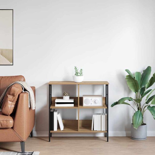 vidaXL &Rho;ά&phi;&iota; &Beta;&iota;&beta;&lambda;ί&omega;&nu; Artisan Oak 82 x 32 x 79 &epsilon;&kappa;. &Epsilon;&pi;&epsilon;&xi;&epsilon;&rho;&gamma;&alpha;&sigma;&mu;έ&nu;&omicron; &xi;ύ&lambda;&omicron;