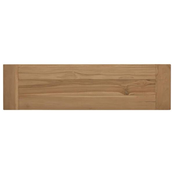 vidaXL Παγκάκι 110 εκ. από Μασίφ Ξύλο Teak
