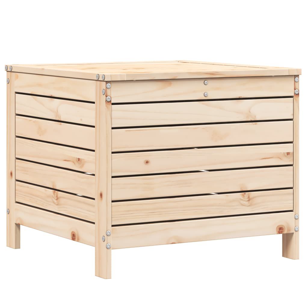 vidaXL Υποπόδιο Κήπου 62x63,5x53,5 εκ. από Μασίφ Ξύλο Πεύκου