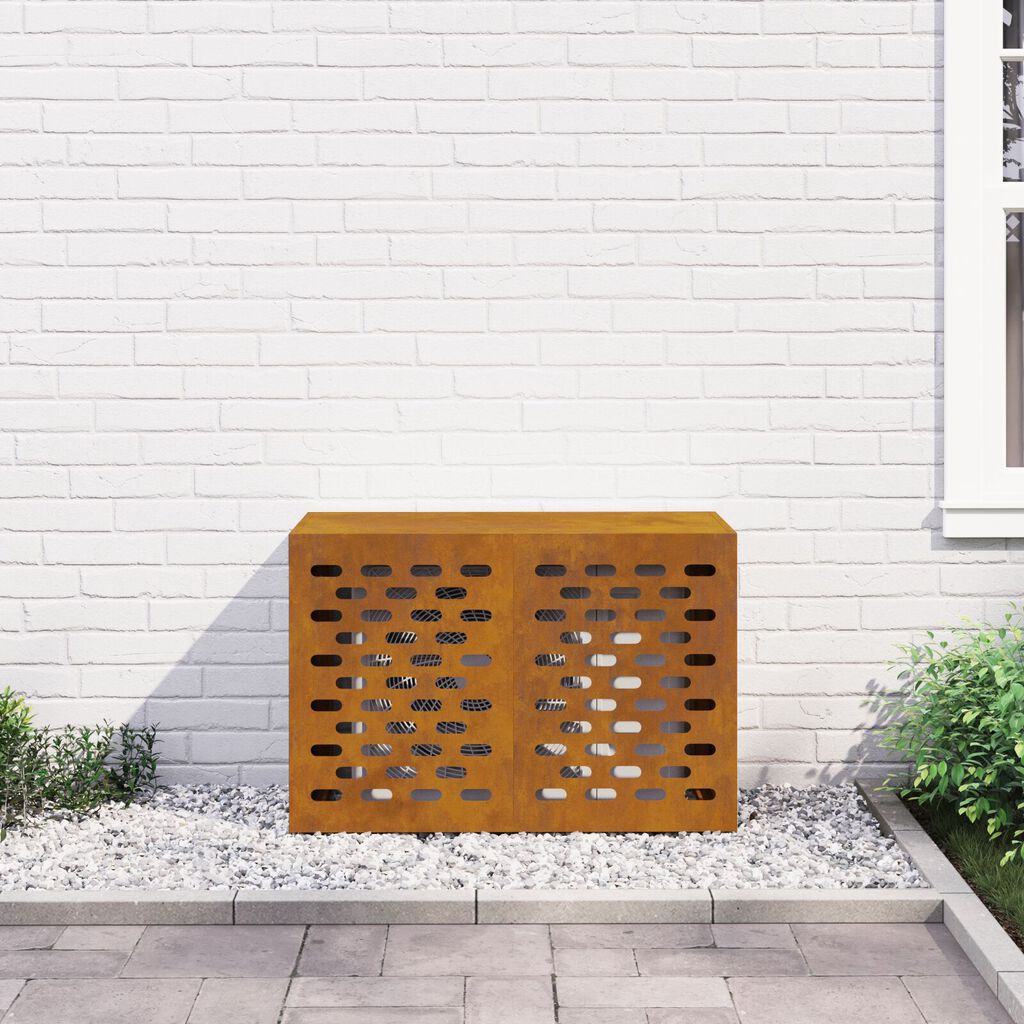 vidaXL Κάλυμμα Κλιματιστικού 90x40x60 εκ Τσιμεντοχάλυβα